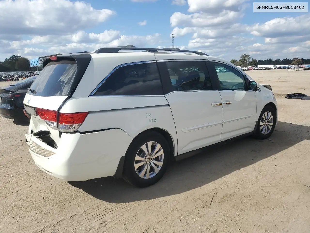 5FNRL5H66FB053462 2015 Honda Odyssey Exl