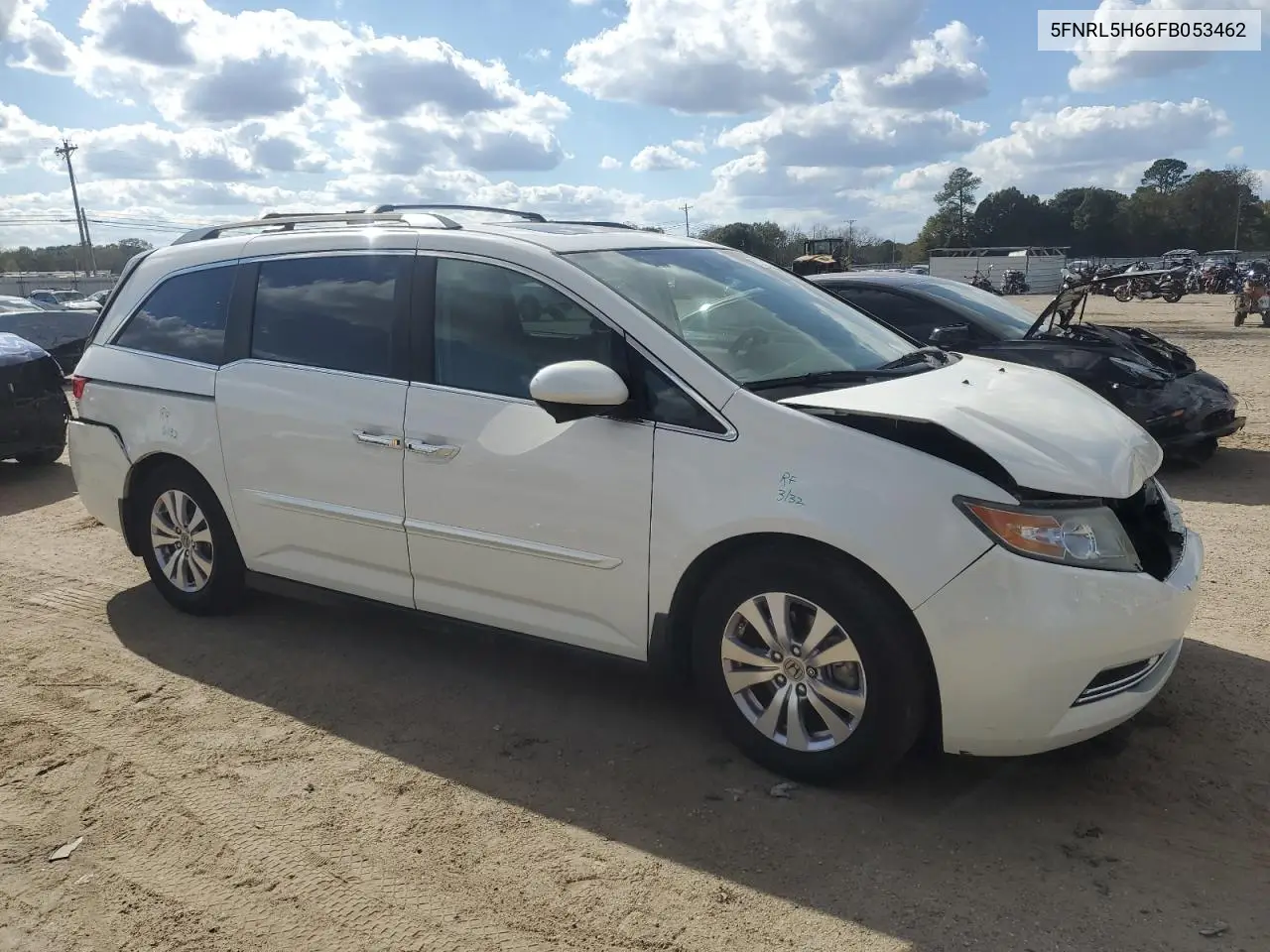 5FNRL5H66FB053462 2015 Honda Odyssey Exl