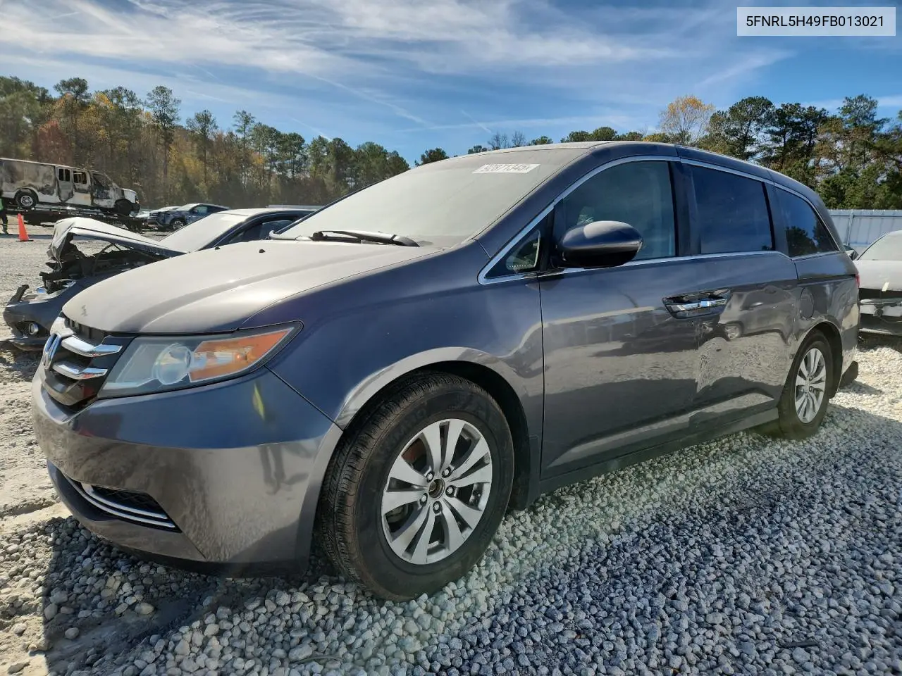 5FNRL5H49FB013021 2015 Honda Odyssey Ex