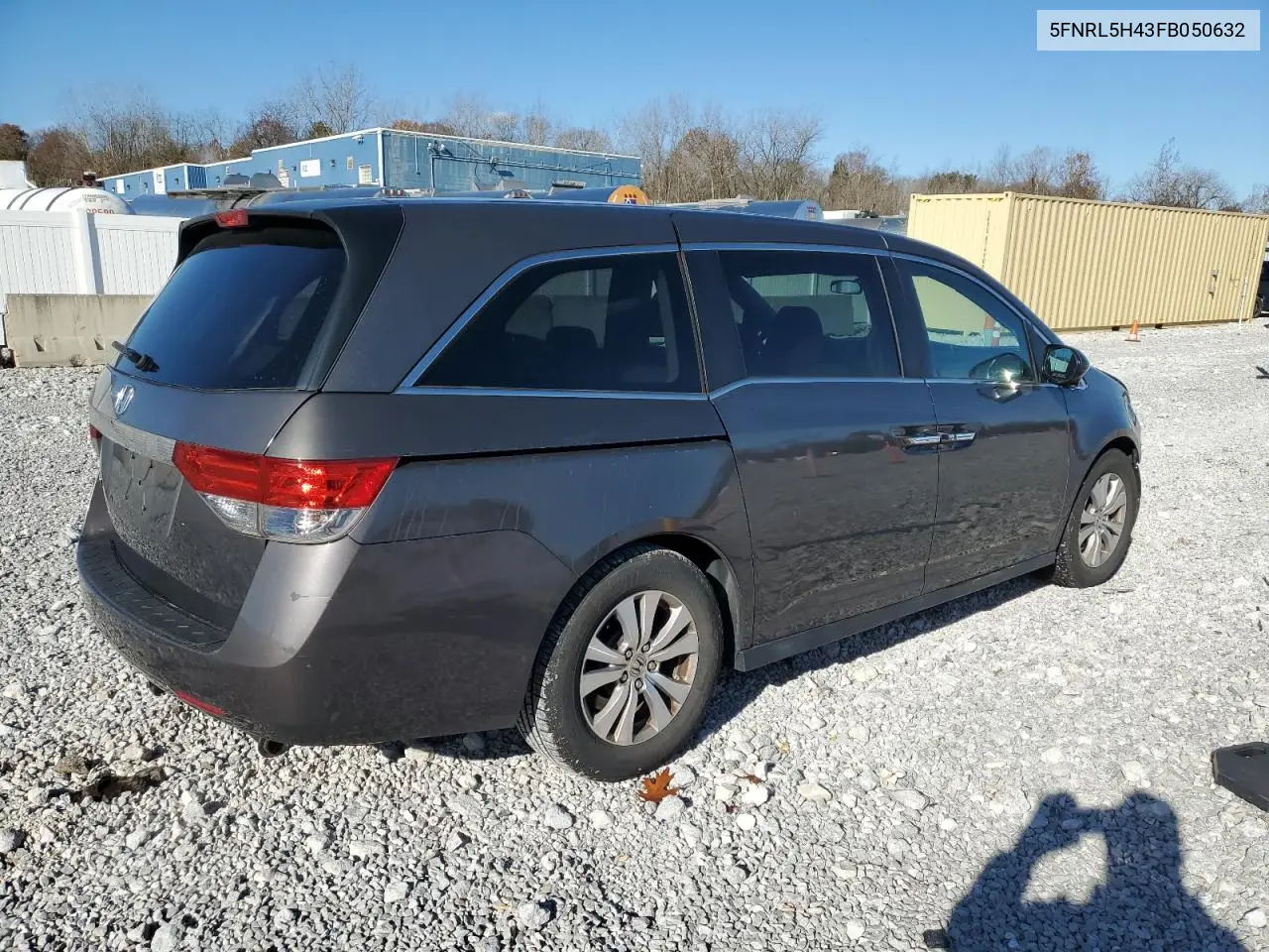 5FNRL5H43FB050632 2015 Honda Odyssey Ex