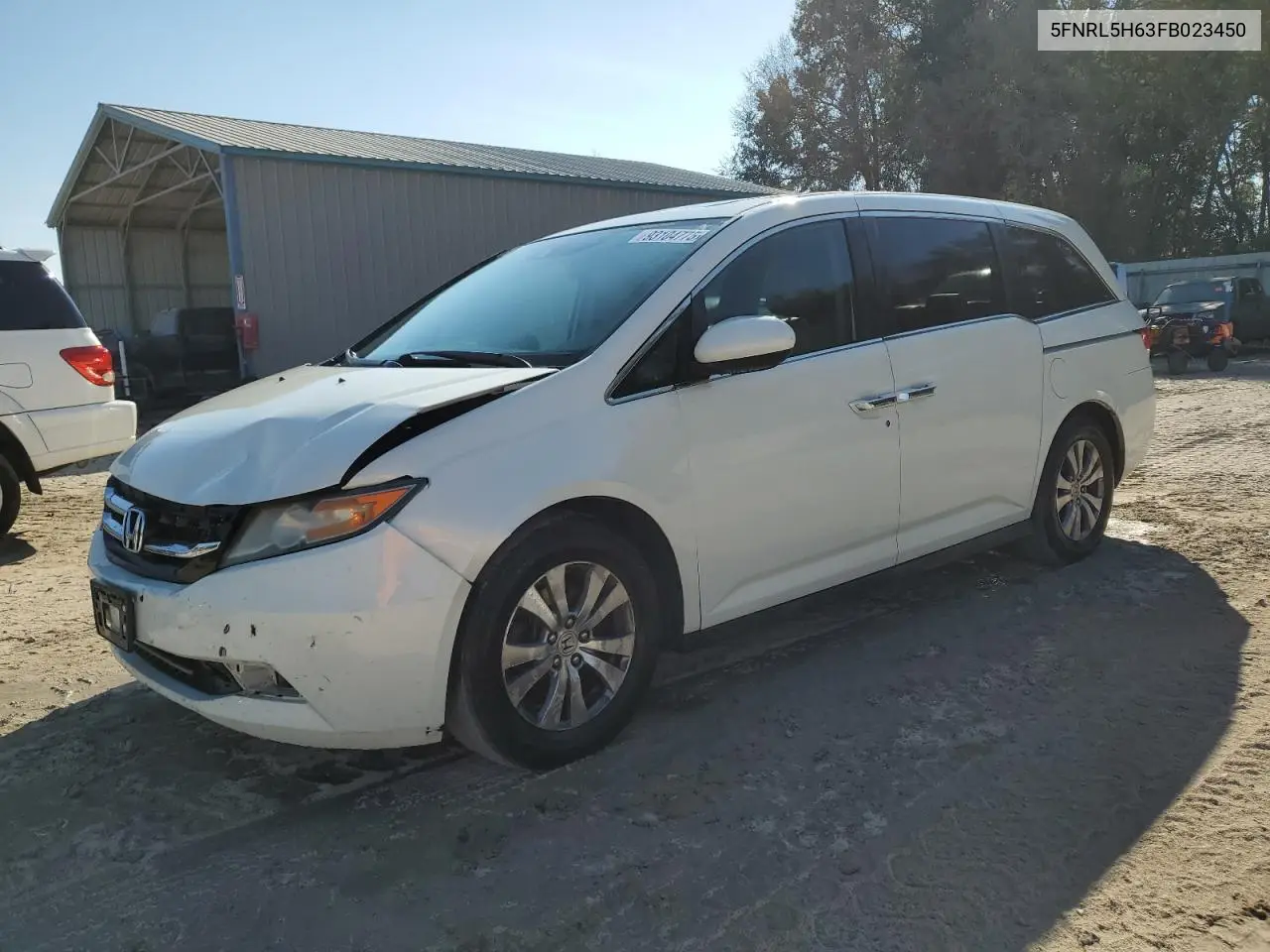 5FNRL5H63FB023450 2015 Honda Odyssey Exl