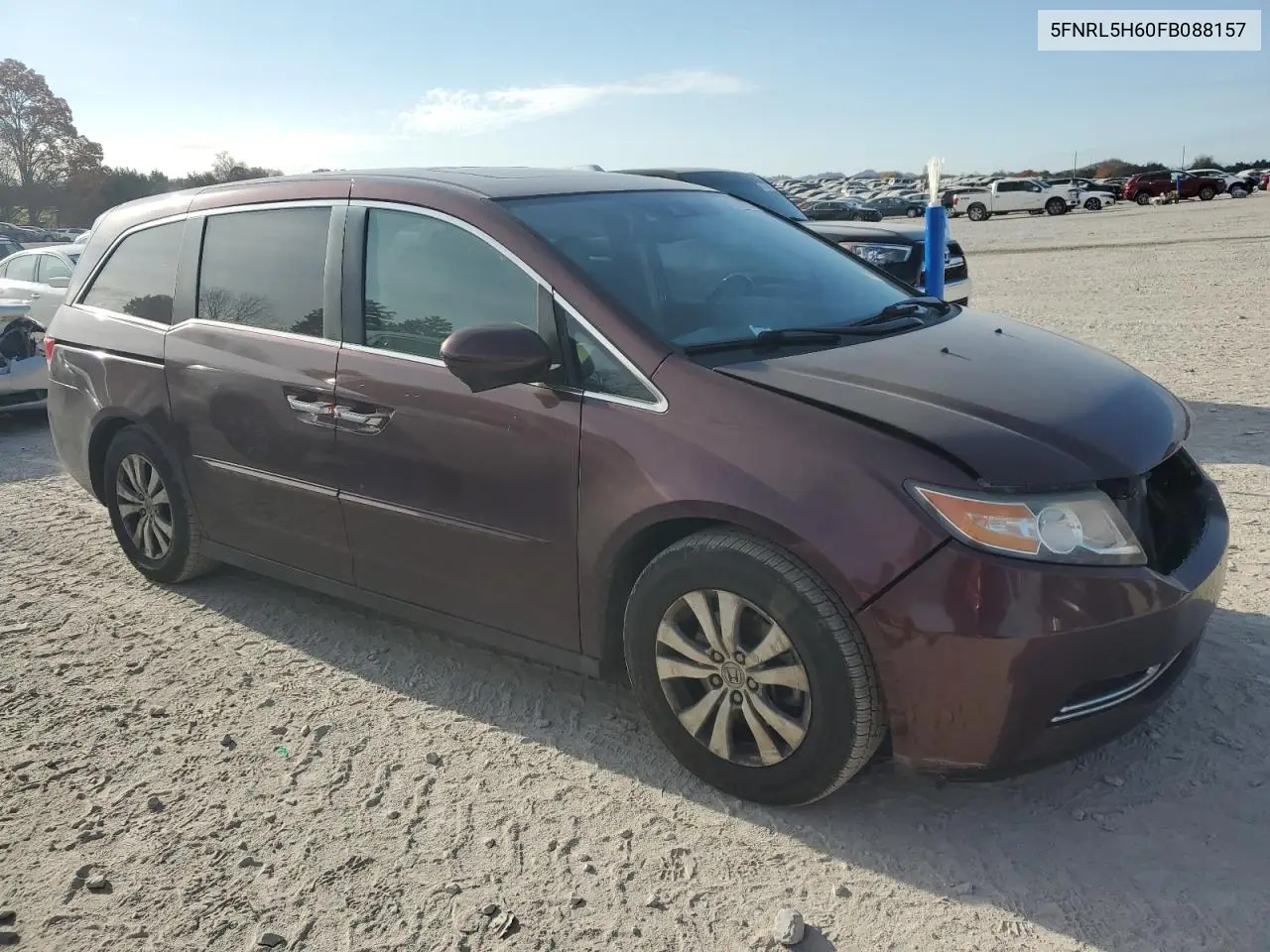 5FNRL5H60FB088157 2015 Honda Odyssey Exl