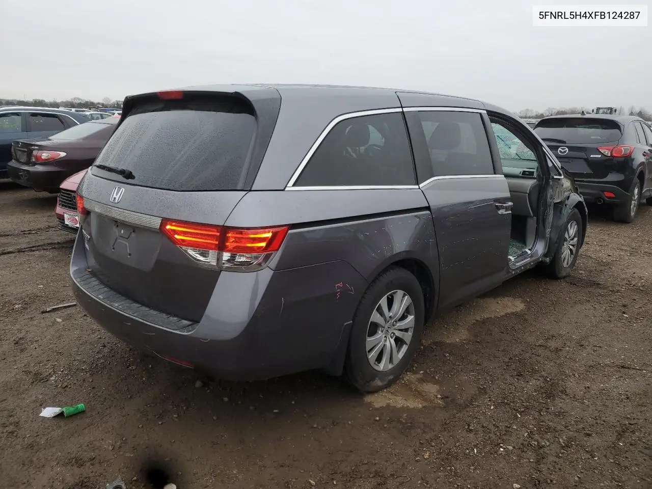 5FNRL5H4XFB124287 2015 Honda Odyssey Ex