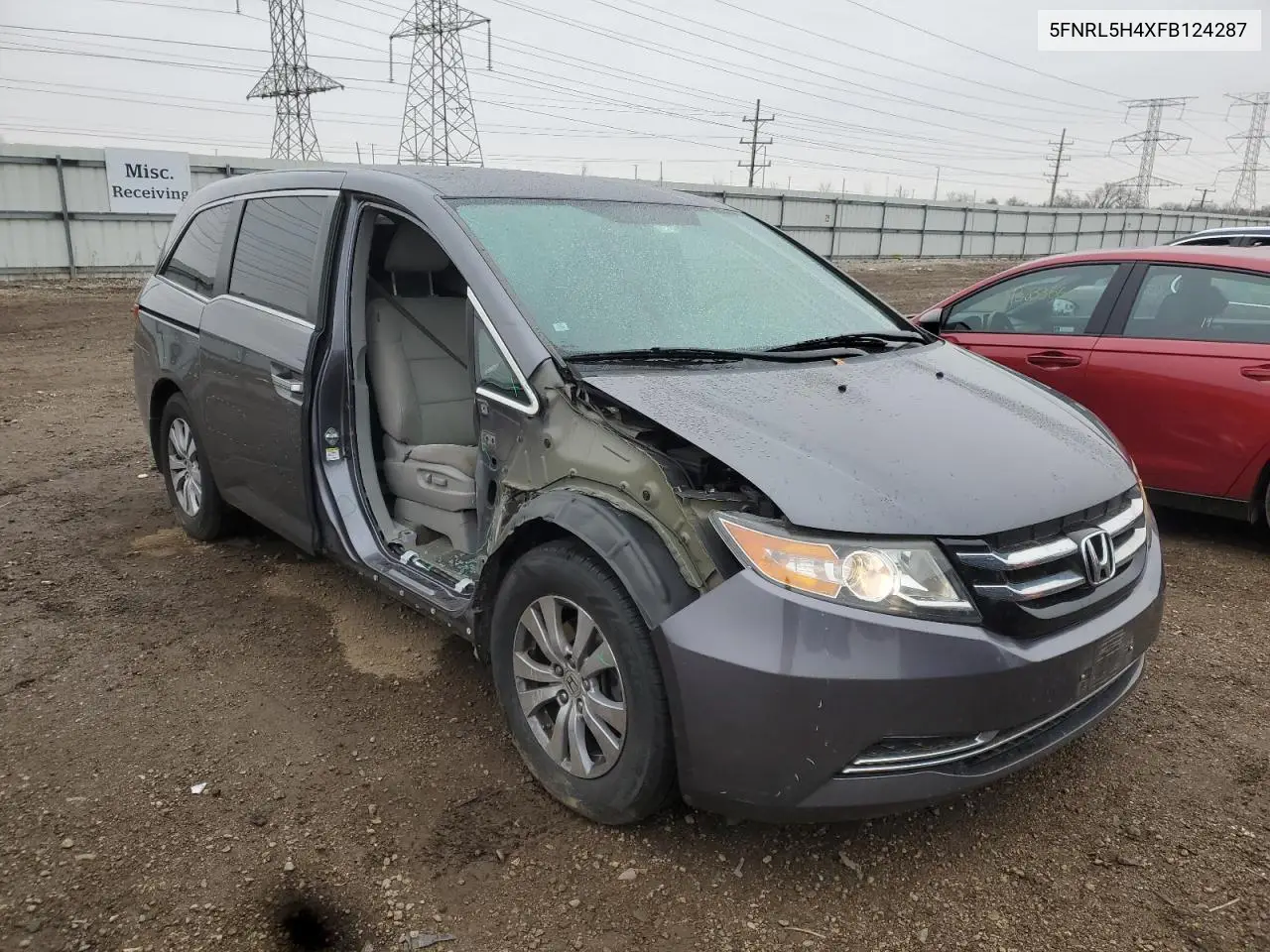 5FNRL5H4XFB124287 2015 Honda Odyssey Ex