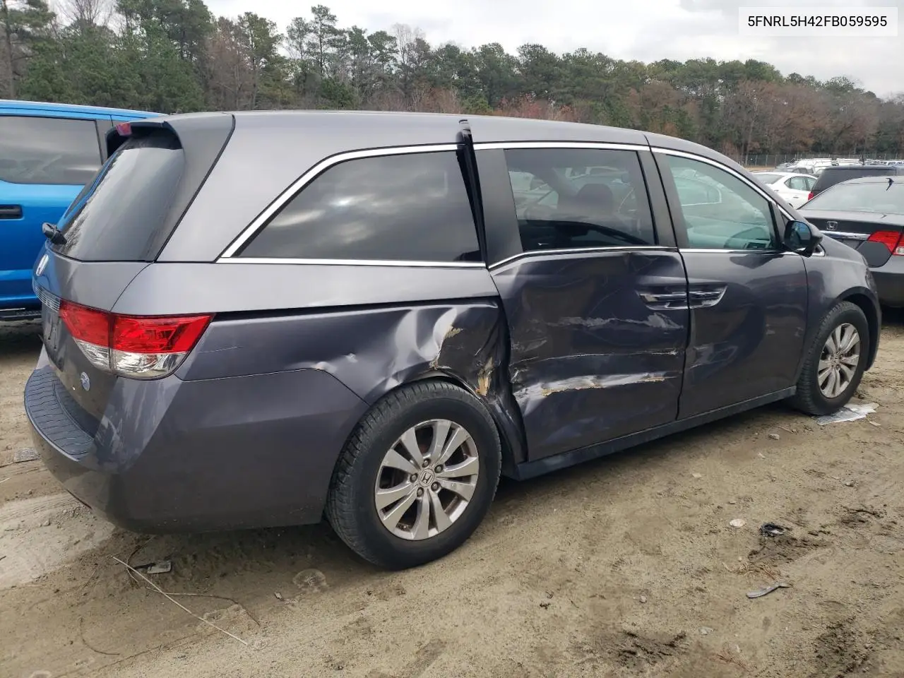 5FNRL5H42FB059595 2015 Honda Odyssey Ex