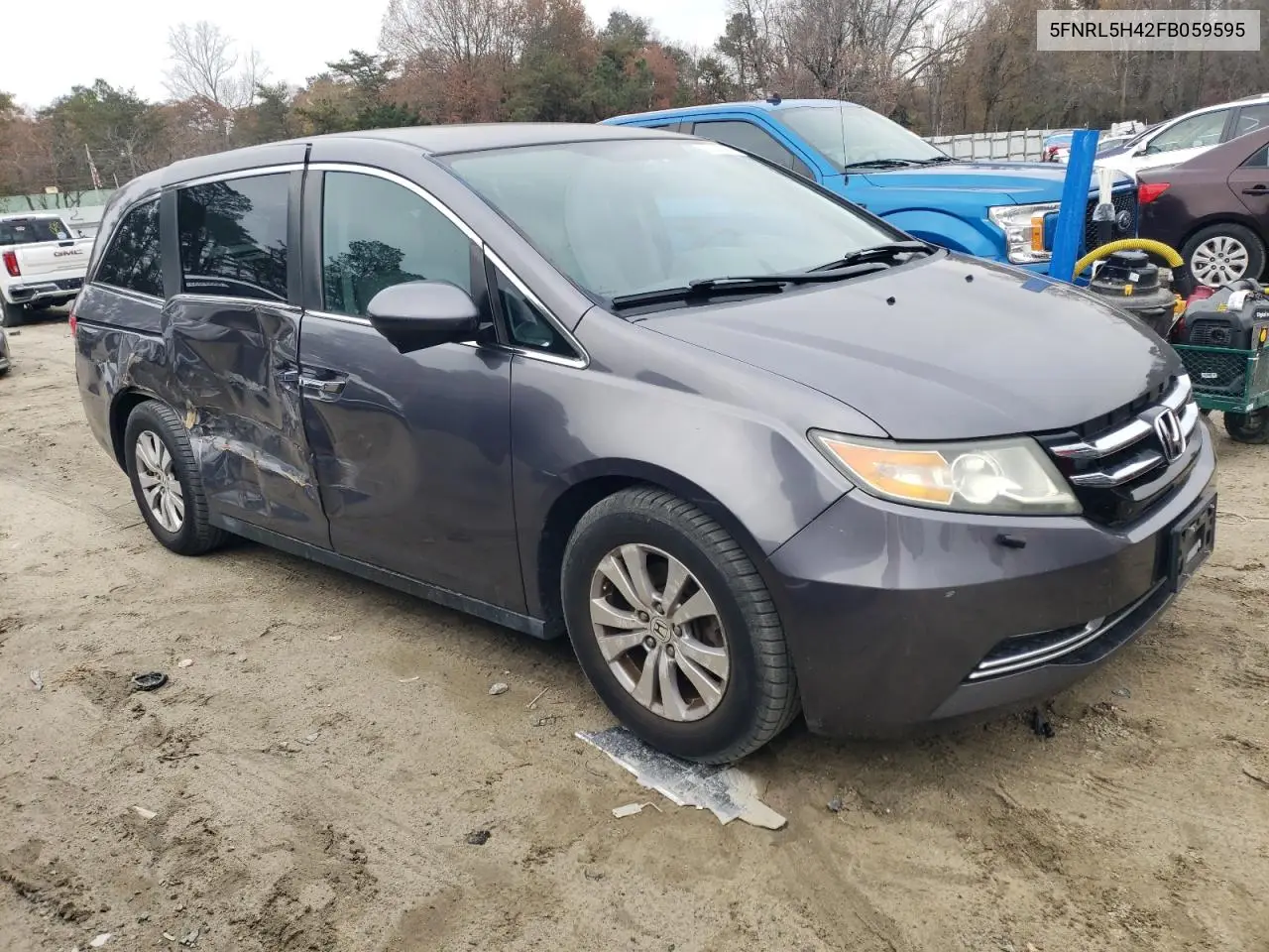 5FNRL5H42FB059595 2015 Honda Odyssey Ex