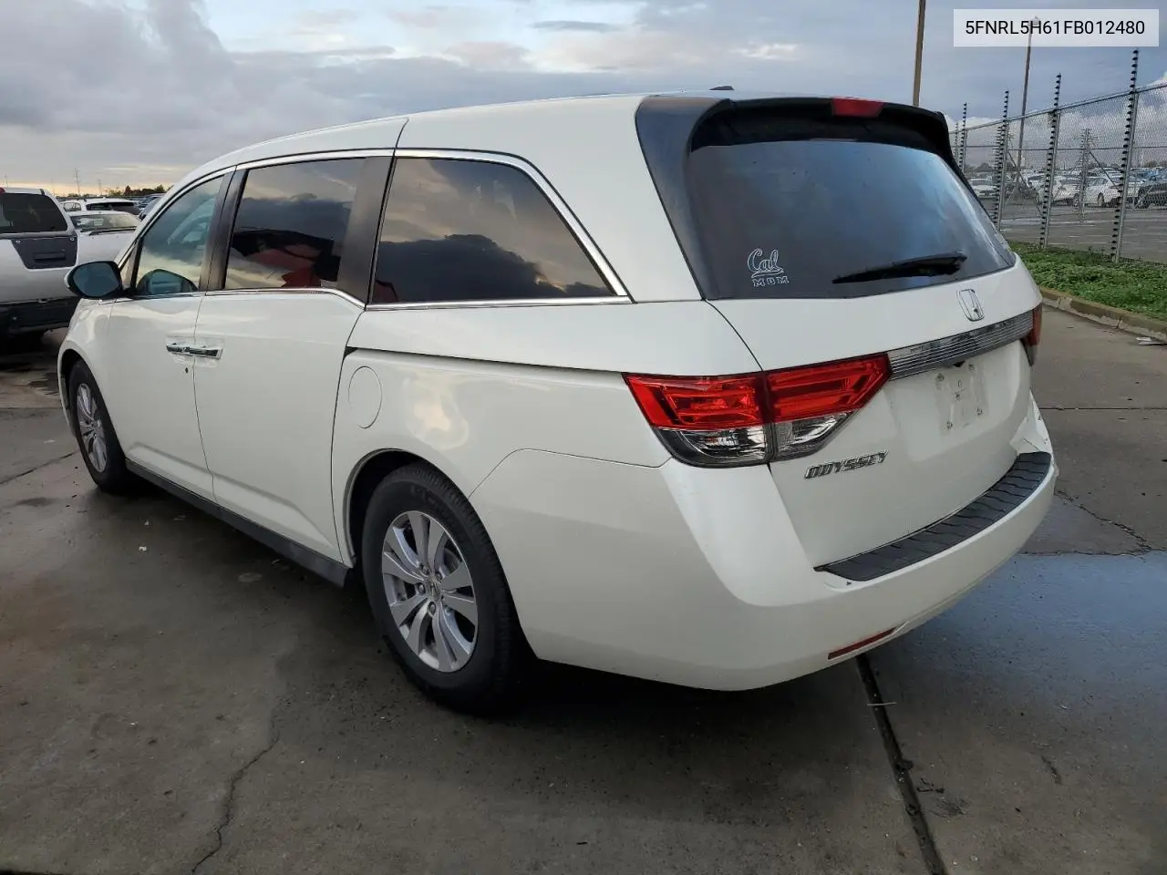 5FNRL5H61FB012480 2015 Honda Odyssey Exl