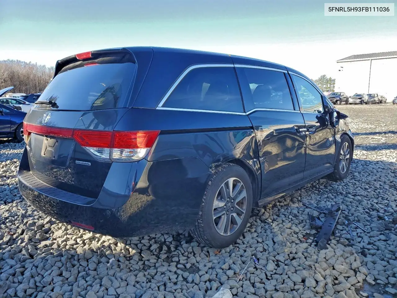 5FNRL5H93FB111036 2015 Honda Odyssey Touring