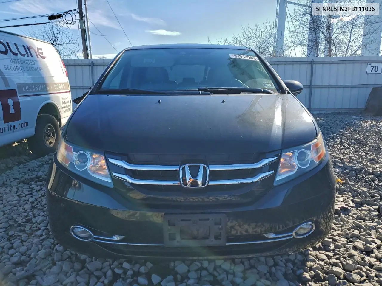 5FNRL5H93FB111036 2015 Honda Odyssey Touring