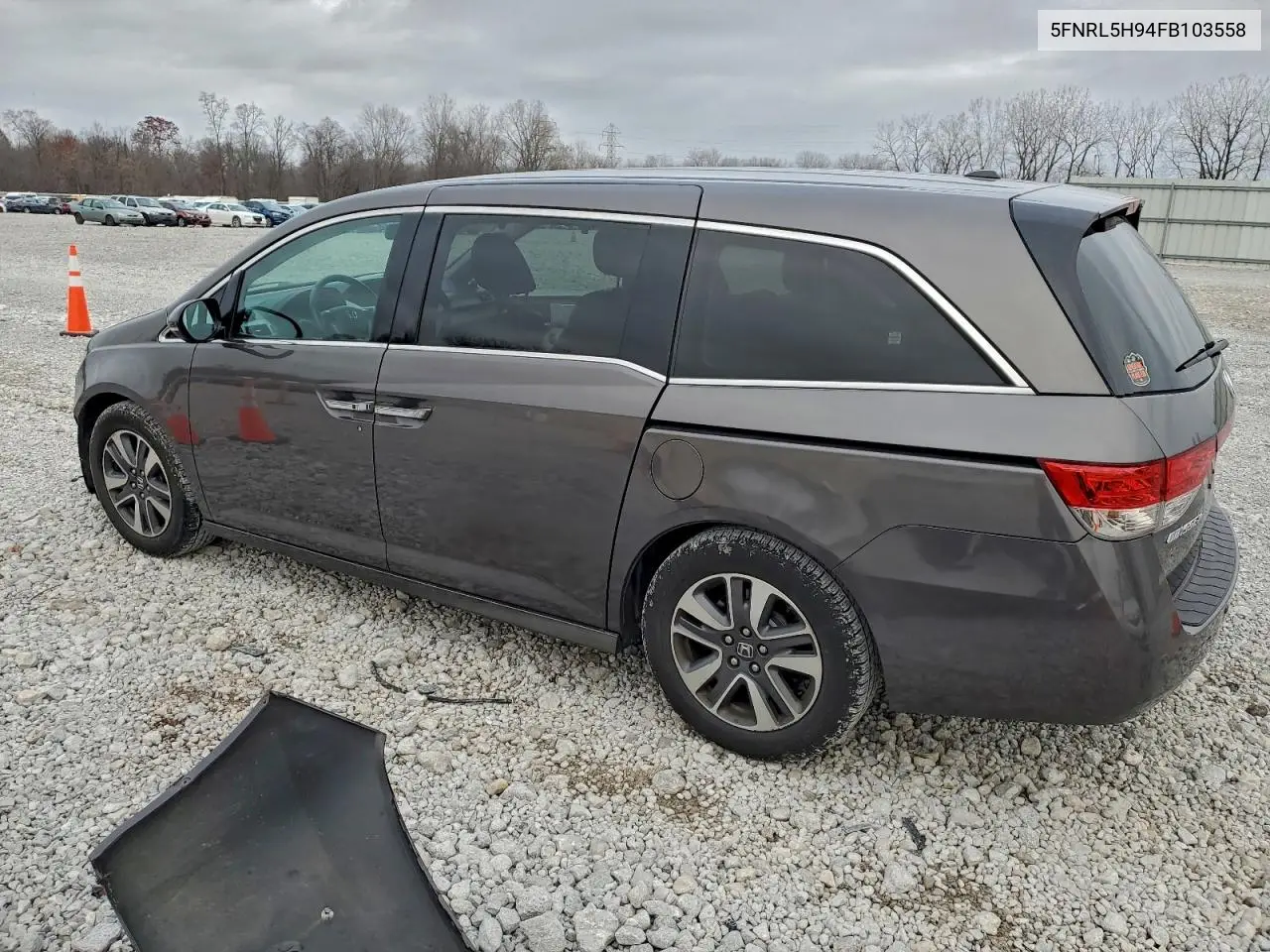 5FNRL5H94FB103558 2015 Honda Odyssey Touring