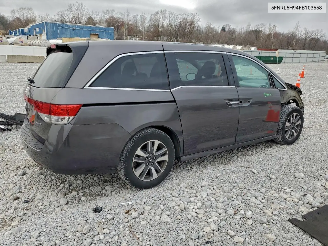 5FNRL5H94FB103558 2015 Honda Odyssey Touring