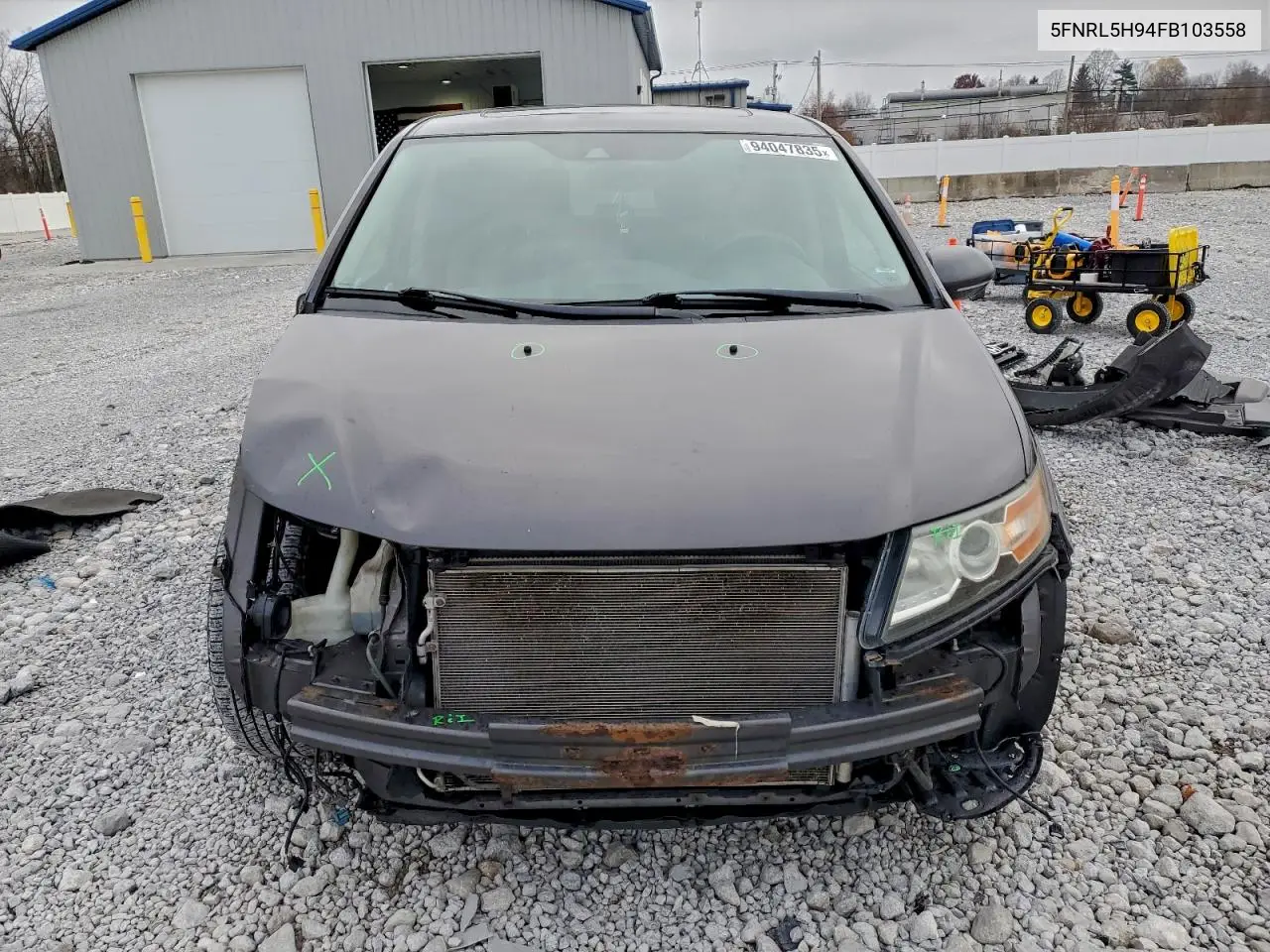 5FNRL5H94FB103558 2015 Honda Odyssey Touring