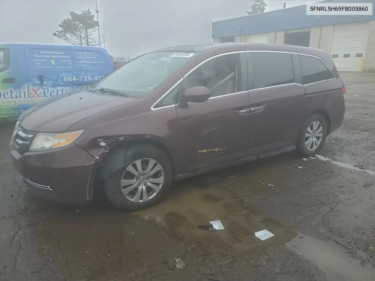 5FNRL5H69FB005860 2015 Honda Odyssey Exl
