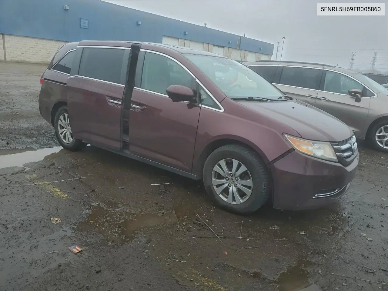 5FNRL5H69FB005860 2015 Honda Odyssey Exl
