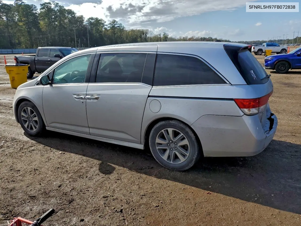 5FNRL5H97FB072838 2015 Honda Odyssey Touring