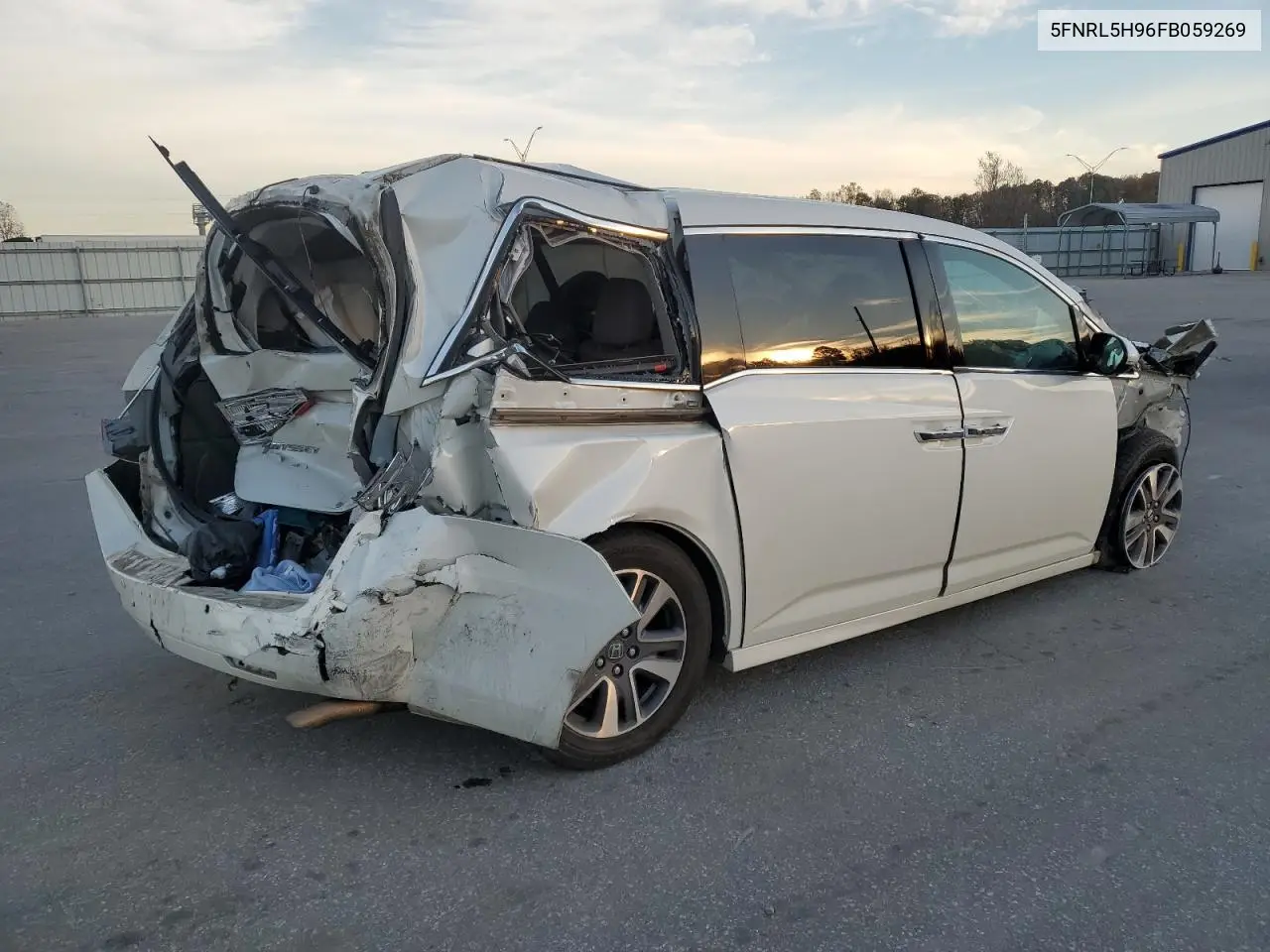 5FNRL5H96FB059269 2015 Honda Odyssey Touring