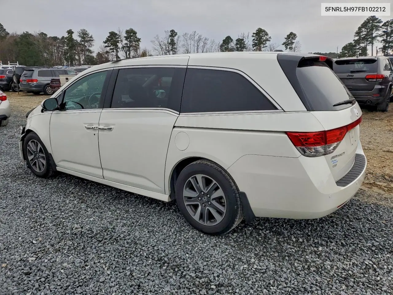 5FNRL5H97FB102212 2015 Honda Odyssey Touring