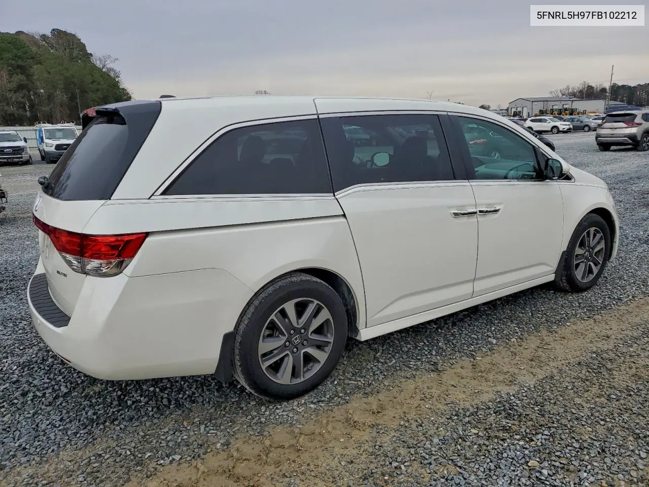 5FNRL5H97FB102212 2015 Honda Odyssey Touring