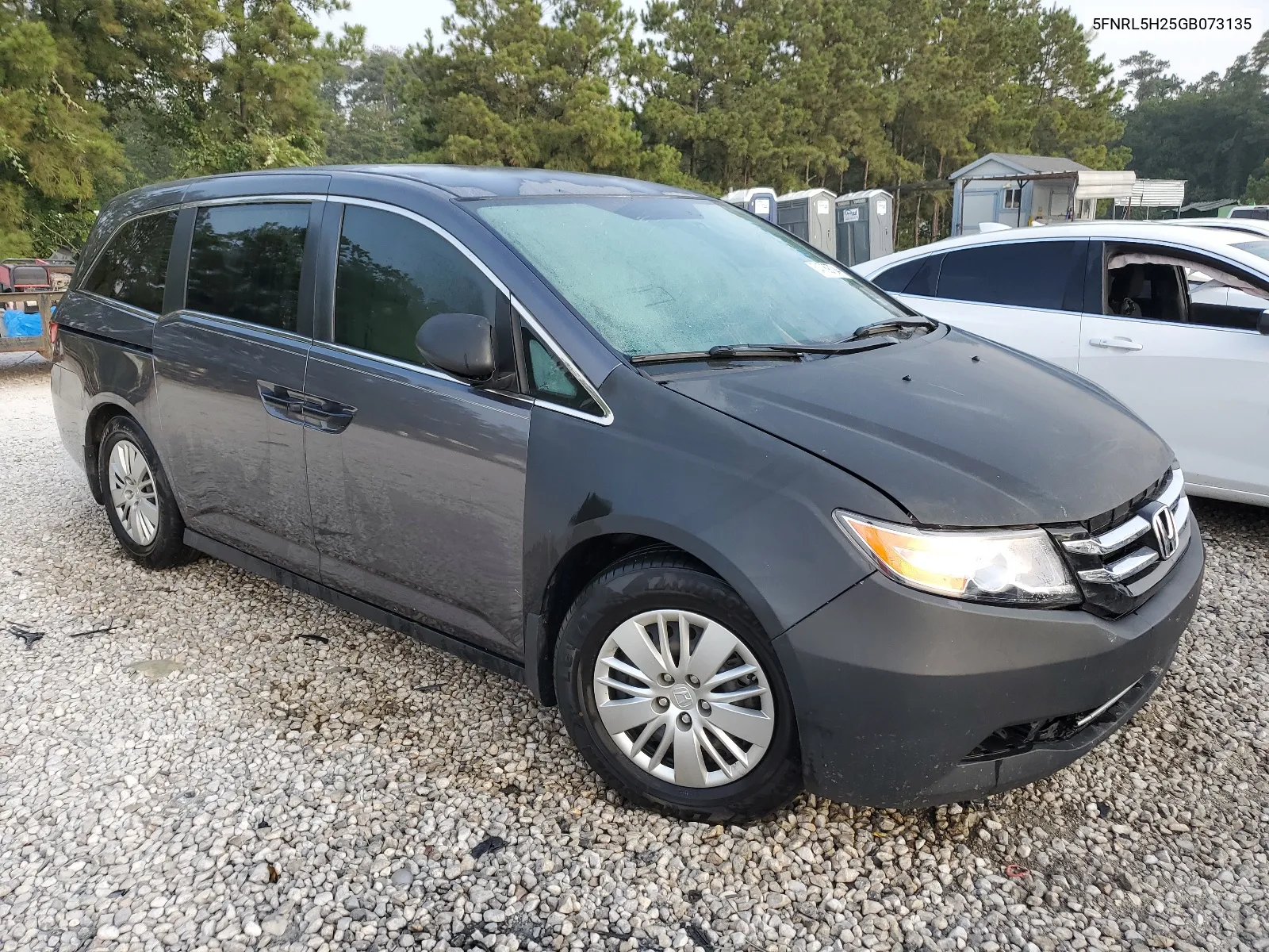 5FNRL5H25GB073135 2016 Honda Odyssey Lx