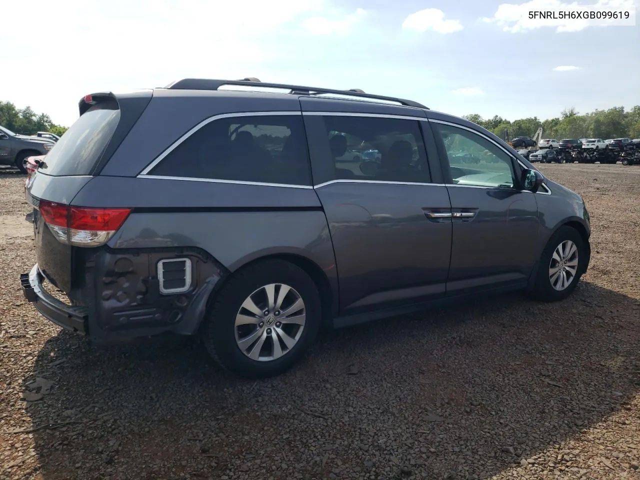 2016 Honda Odyssey Exl VIN: 5FNRL5H6XGB099619 Lot: 61280754