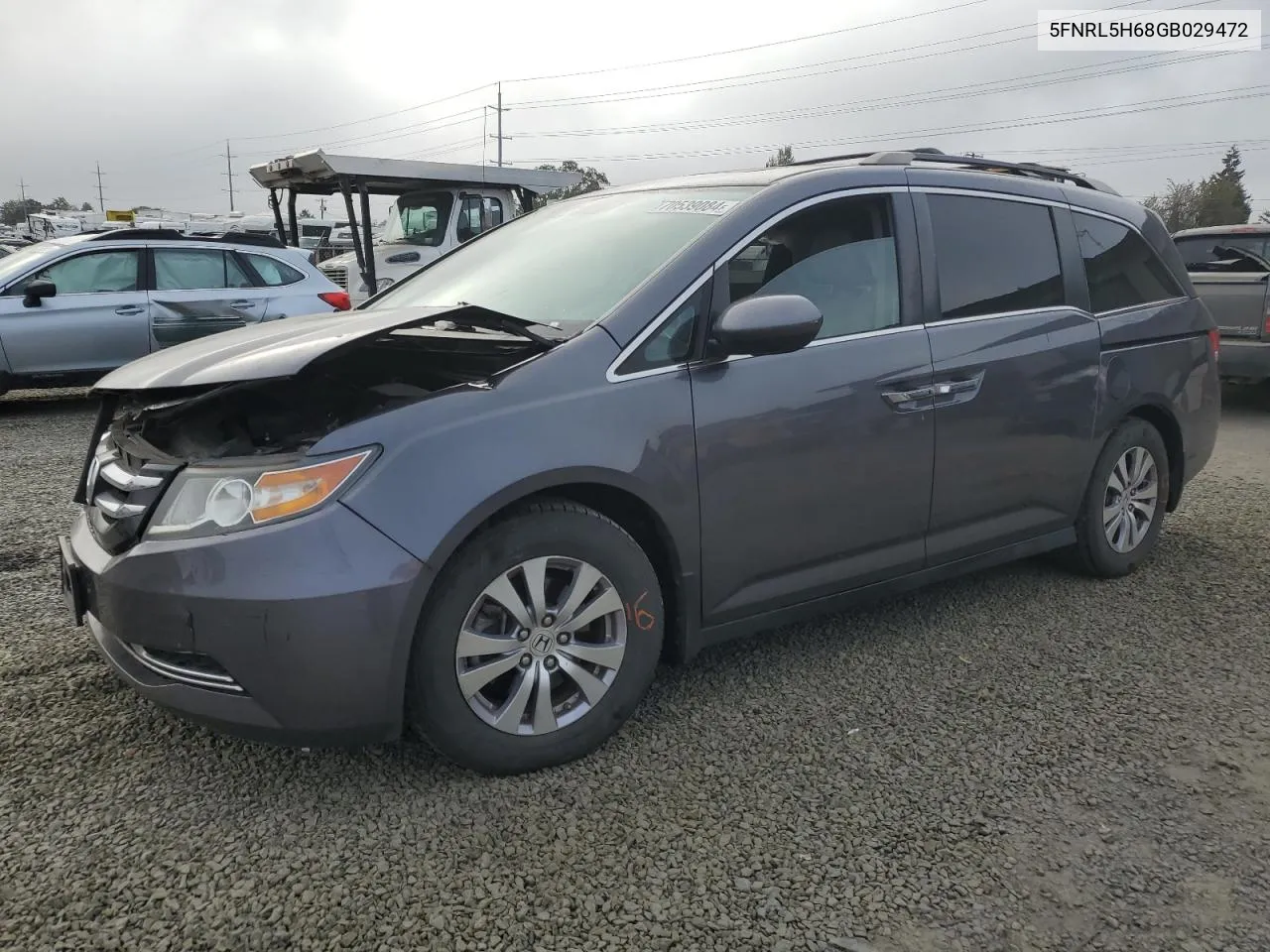 2016 Honda Odyssey Exl VIN: 5FNRL5H68GB029472 Lot: 70539084