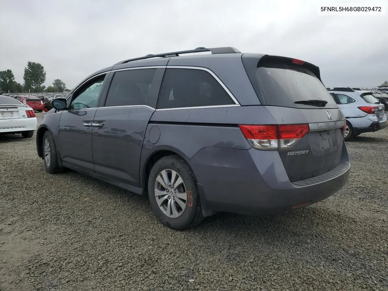 5FNRL5H68GB029472 2016 Honda Odyssey Exl