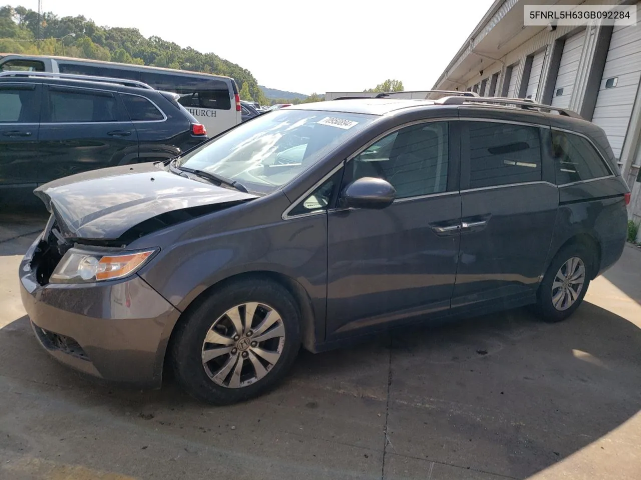 2016 Honda Odyssey Exl VIN: 5FNRL5H63GB092284 Lot: 70950894