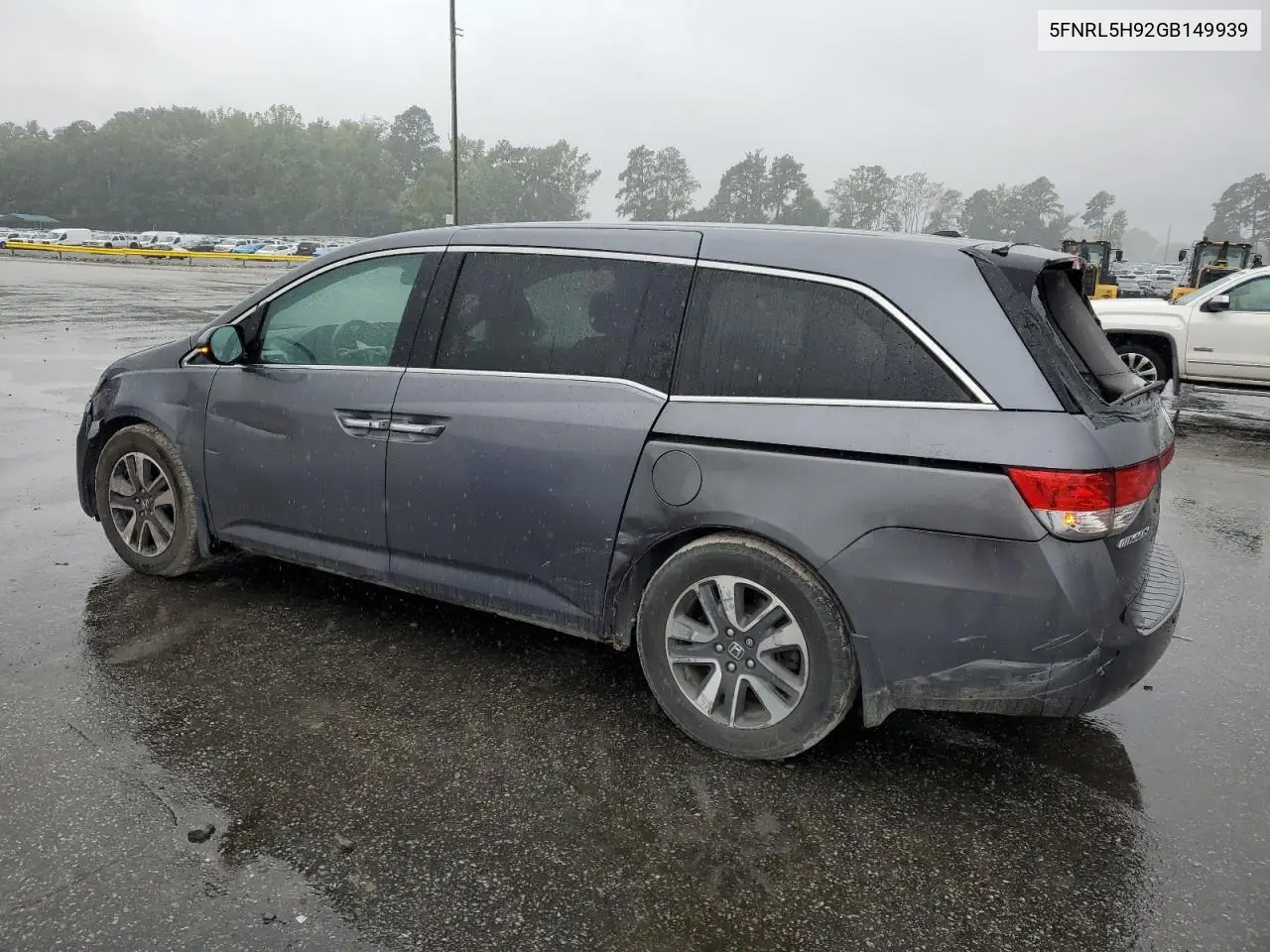 5FNRL5H92GB149939 2016 Honda Odyssey Touring