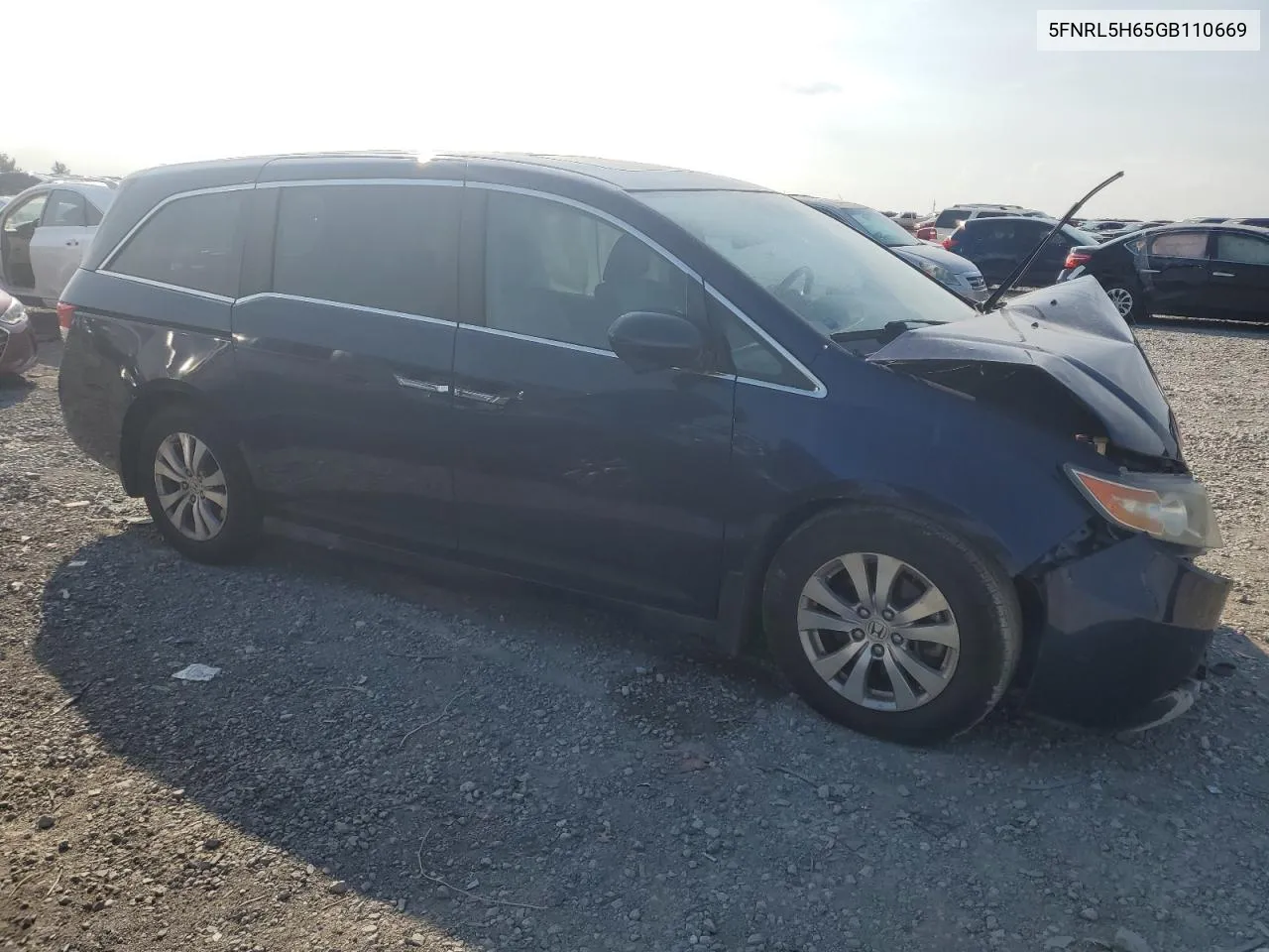 2016 Honda Odyssey Exl VIN: 5FNRL5H65GB110669 Lot: 72087484