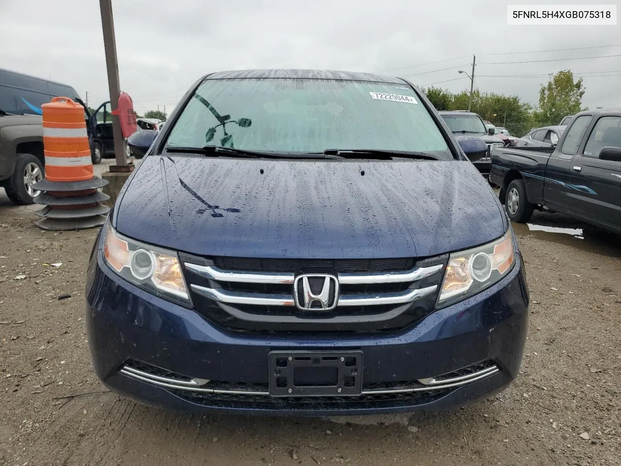 5FNRL5H4XGB075318 2016 Honda Odyssey Ex