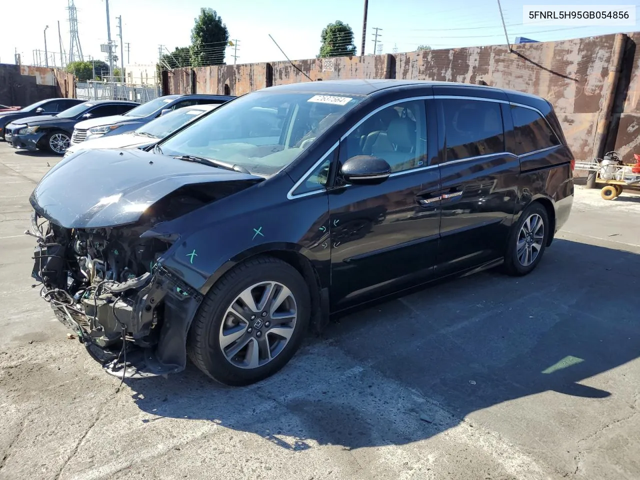 2016 Honda Odyssey Touring VIN: 5FNRL5H95GB054856 Lot: 72637564