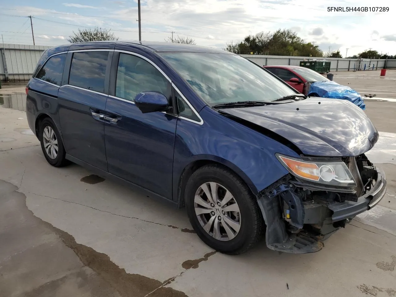 5FNRL5H44GB107289 2016 Honda Odyssey Ex