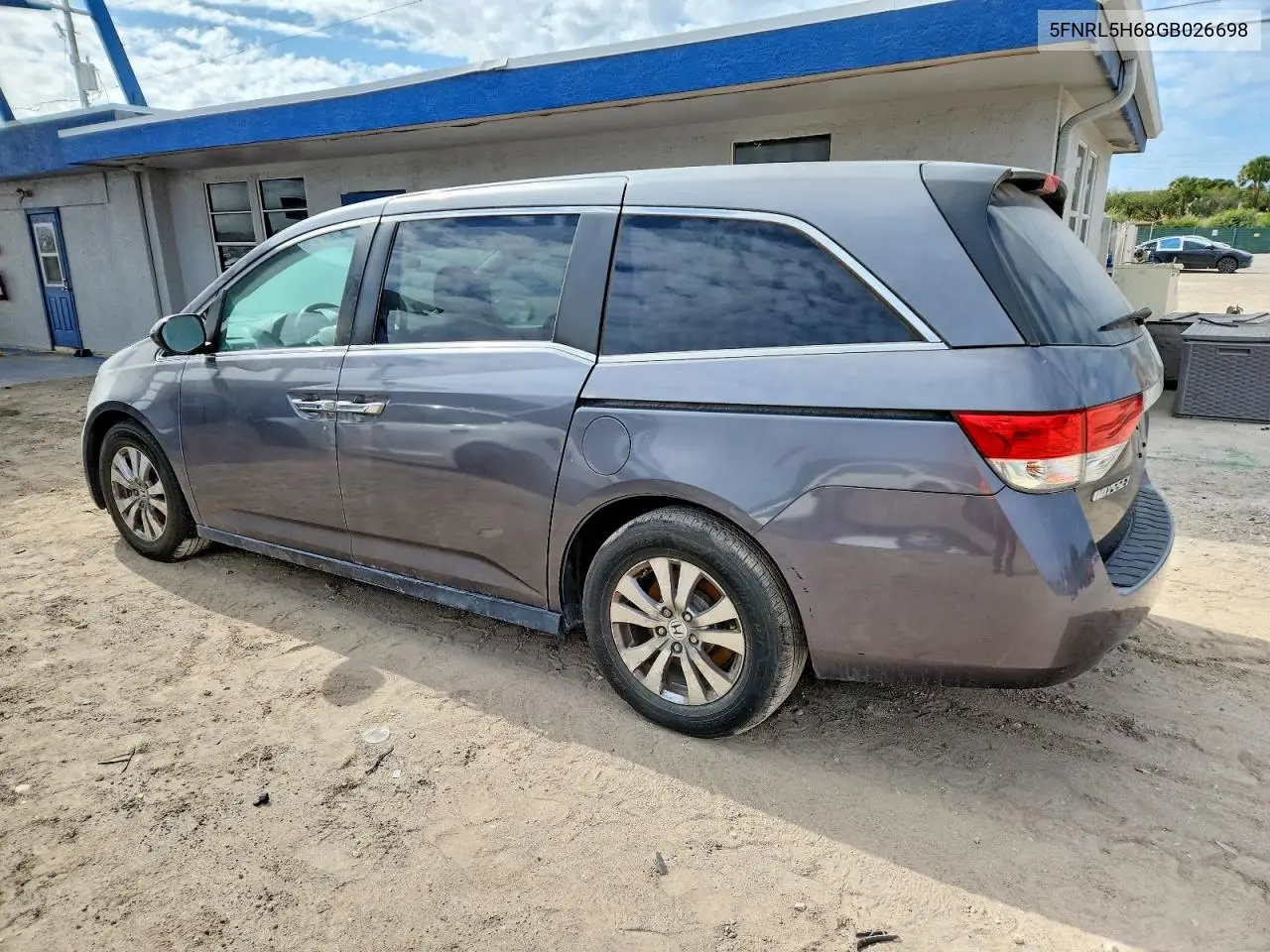 5FNRL5H68GB026698 2016 Honda Odyssey Exl