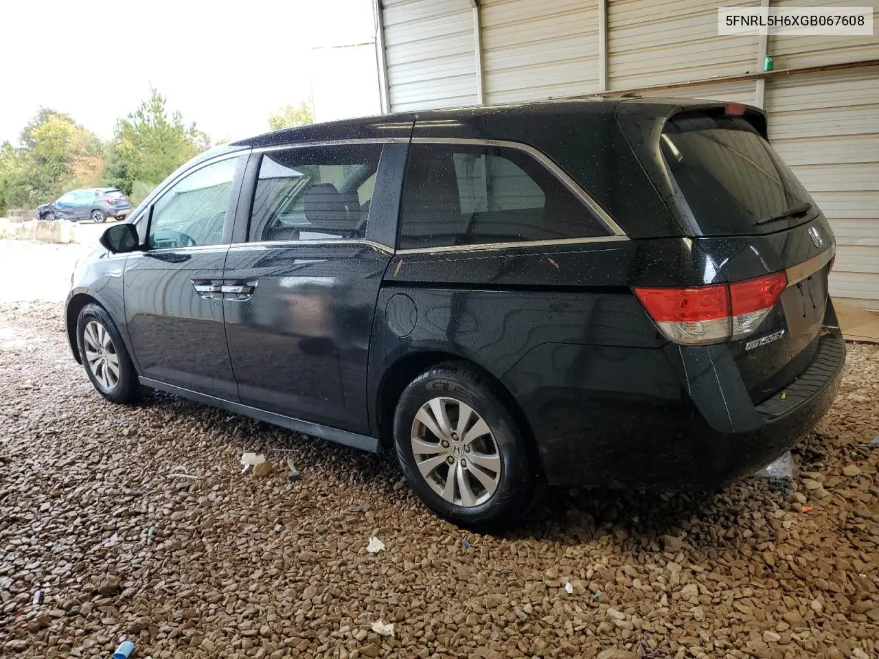 5FNRL5H6XGB067608 2016 Honda Odyssey Exl