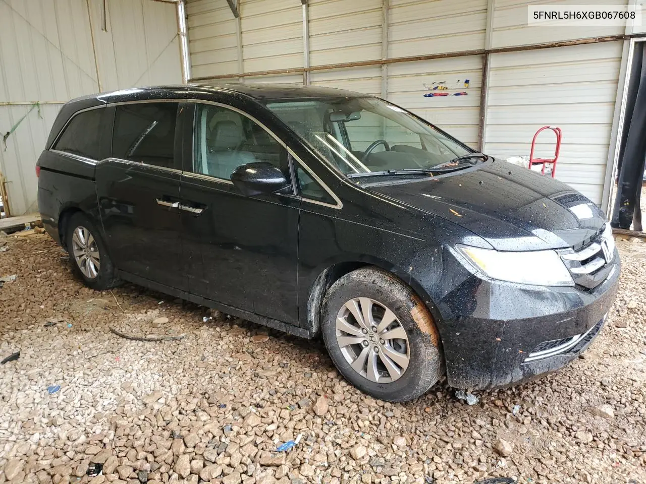 5FNRL5H6XGB067608 2016 Honda Odyssey Exl