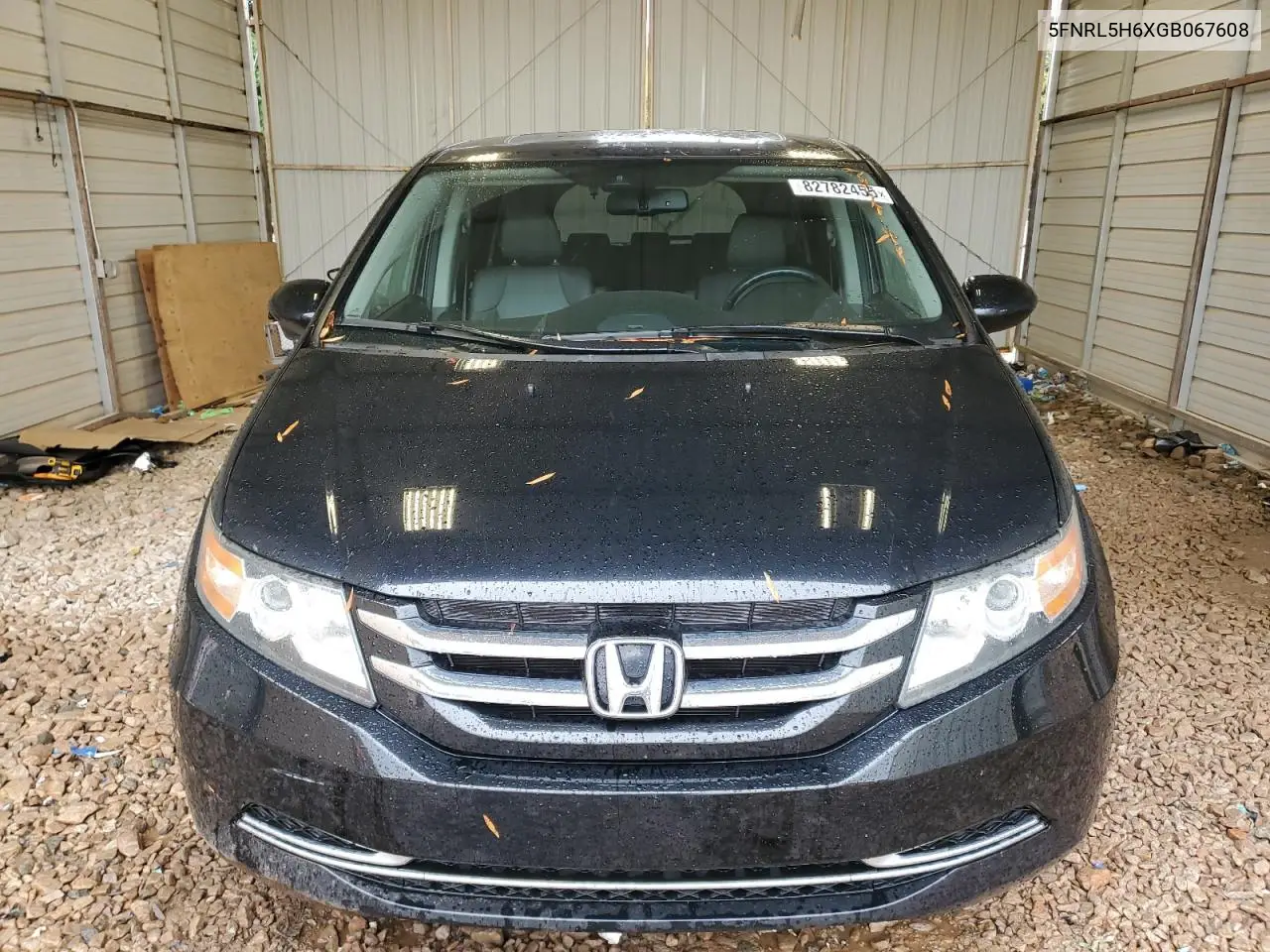 5FNRL5H6XGB067608 2016 Honda Odyssey Exl