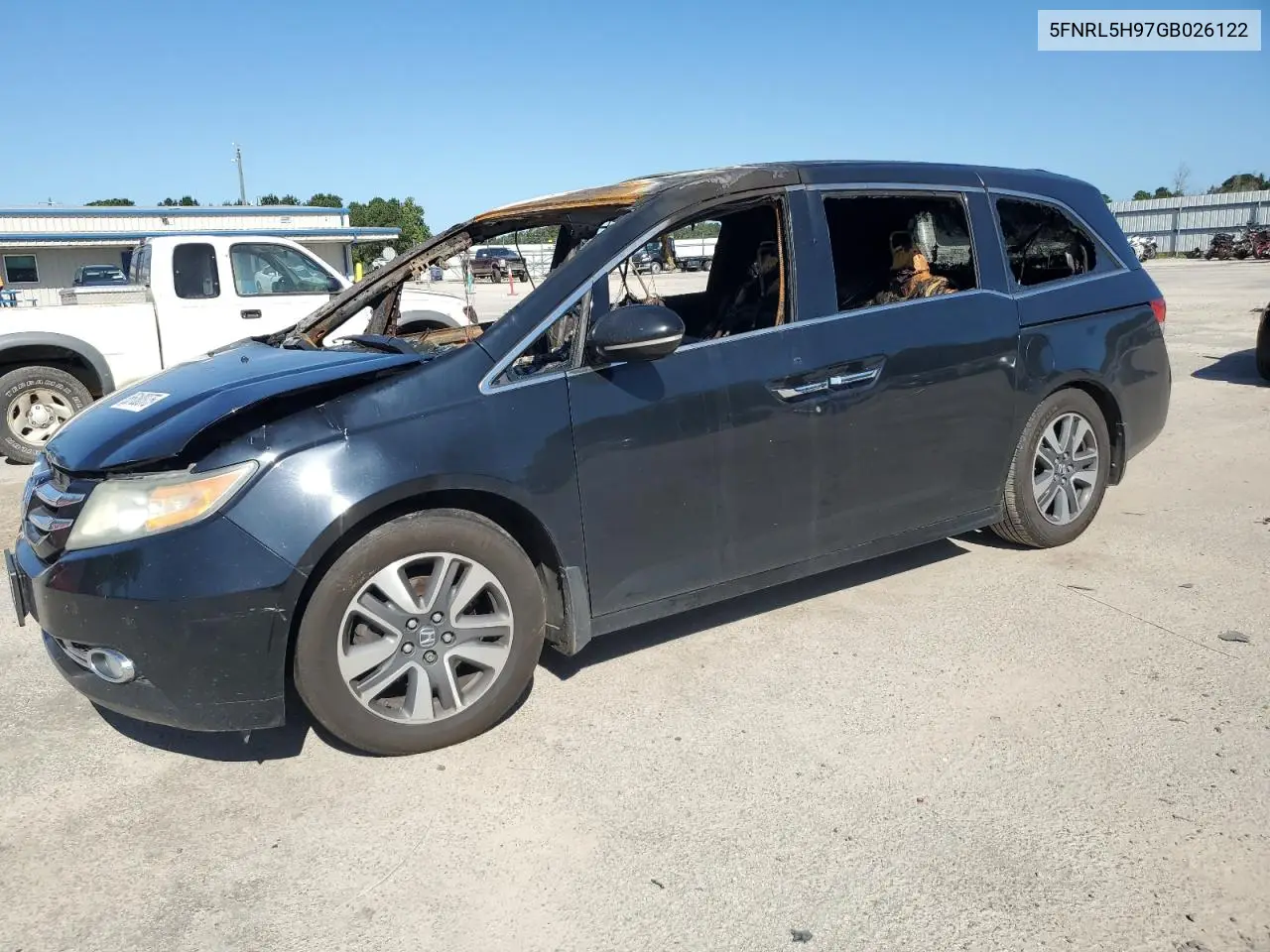 5FNRL5H97GB026122 2016 Honda Odyssey Touring