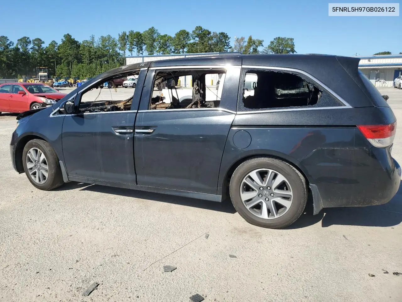 5FNRL5H97GB026122 2016 Honda Odyssey Touring