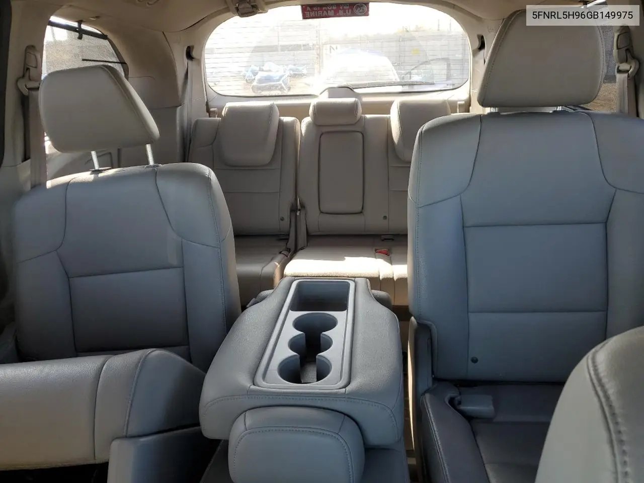 5FNRL5H96GB149975 2016 Honda Odyssey Touring