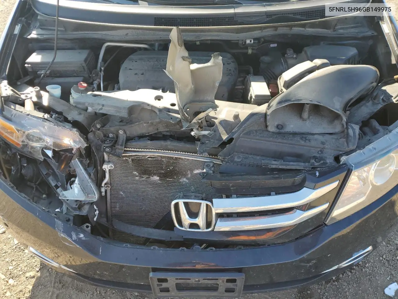 5FNRL5H96GB149975 2016 Honda Odyssey Touring