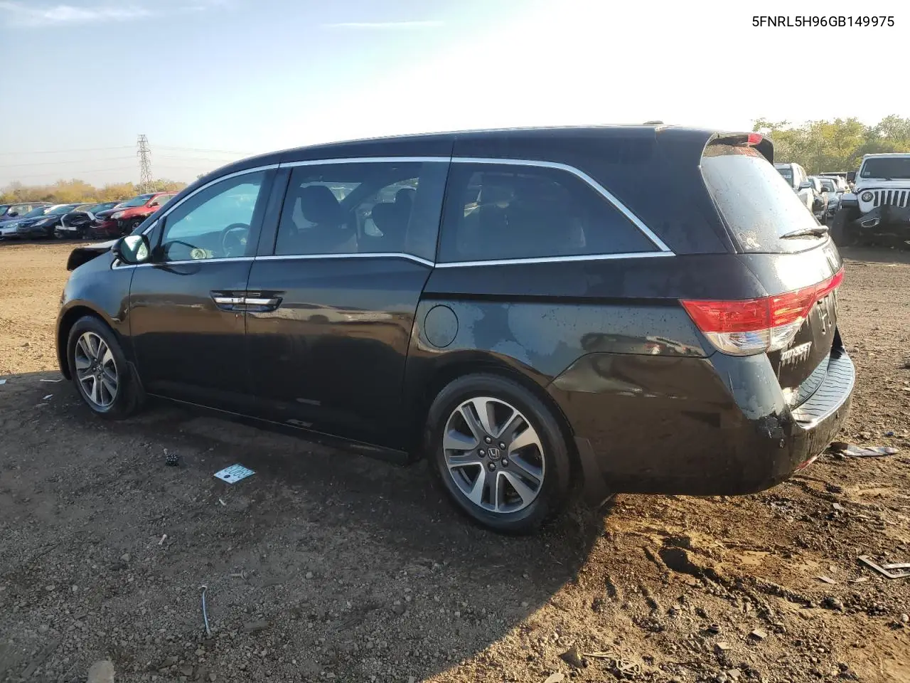 5FNRL5H96GB149975 2016 Honda Odyssey Touring