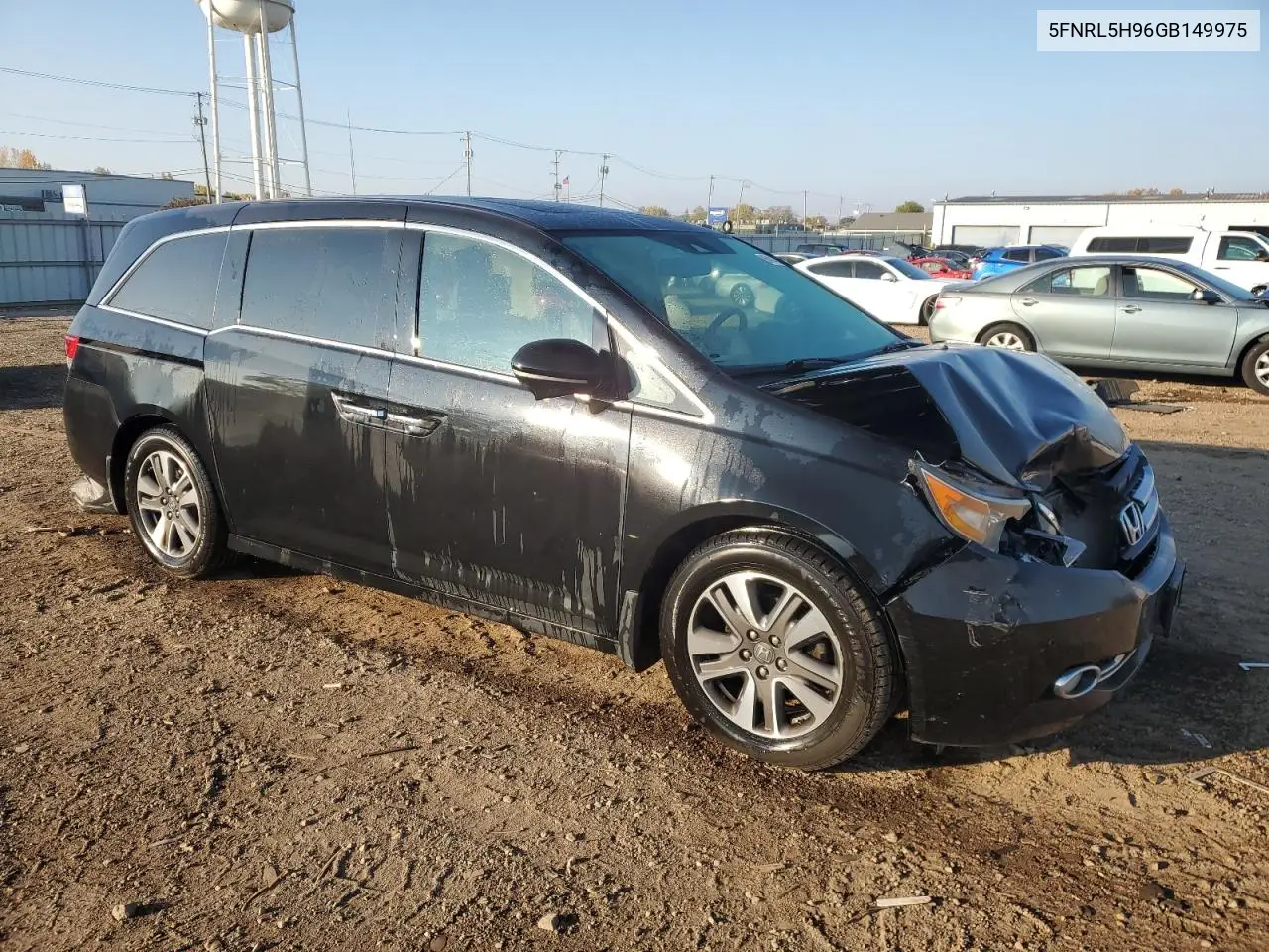 5FNRL5H96GB149975 2016 Honda Odyssey Touring