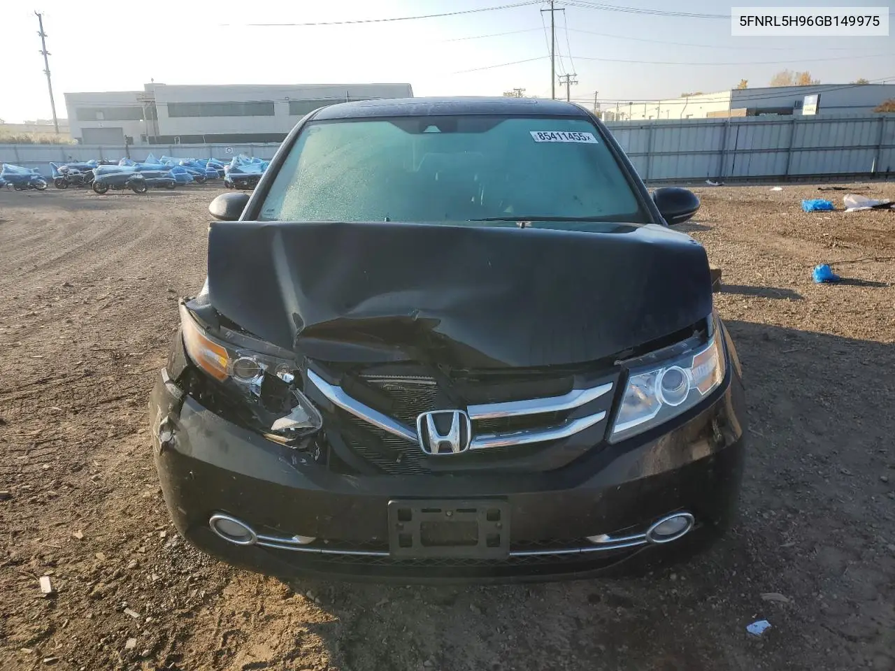 5FNRL5H96GB149975 2016 Honda Odyssey Touring