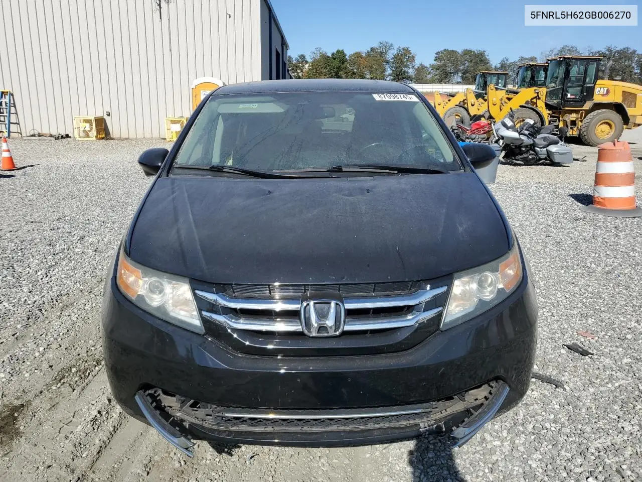 5FNRL5H62GB006270 2016 Honda Odyssey Exl