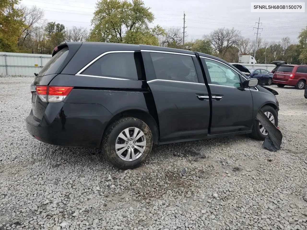 5FNRL5H68GB150079 2016 Honda Odyssey Exl