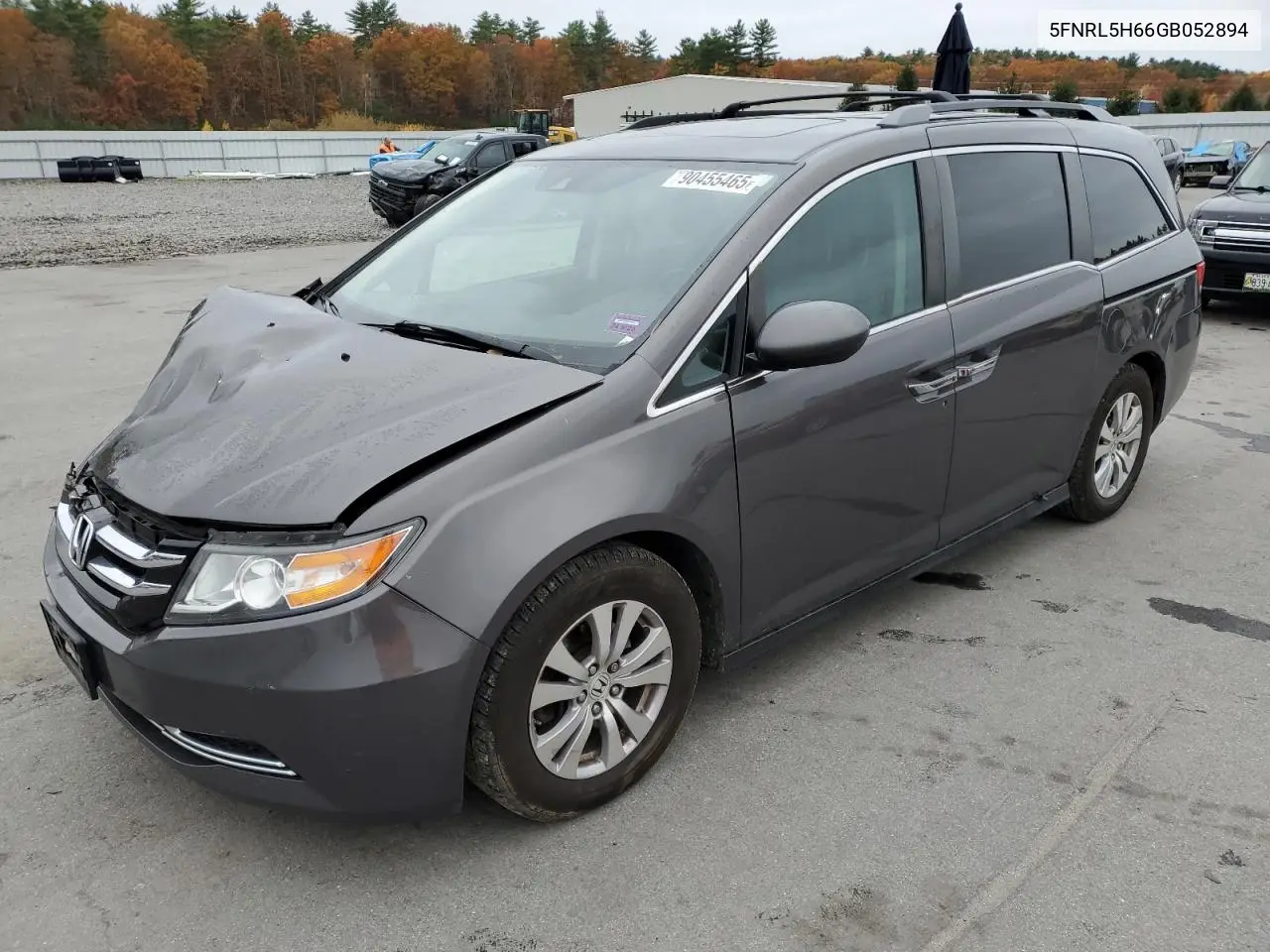 5FNRL5H66GB052894 2016 Honda Odyssey Exl