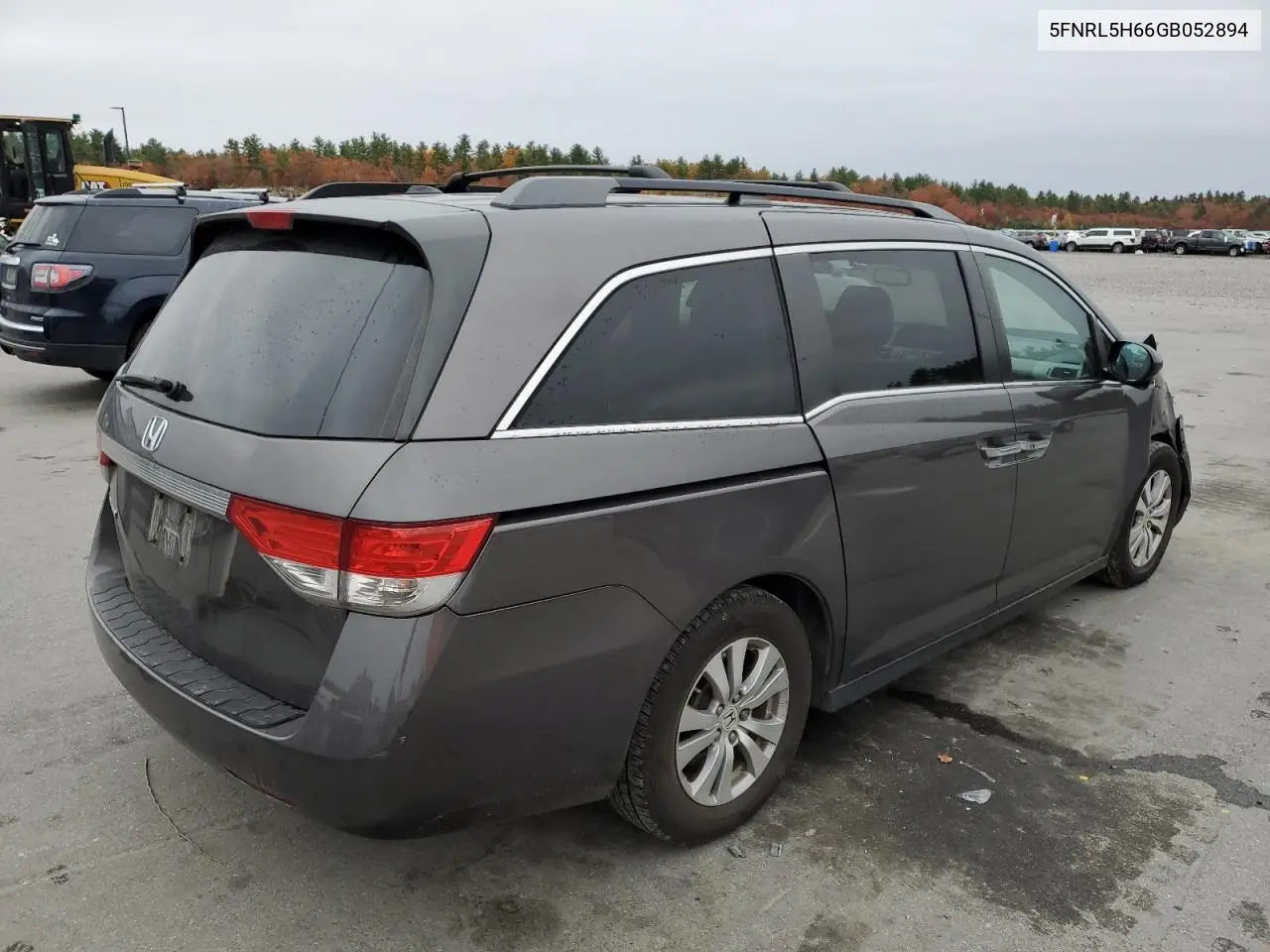 5FNRL5H66GB052894 2016 Honda Odyssey Exl