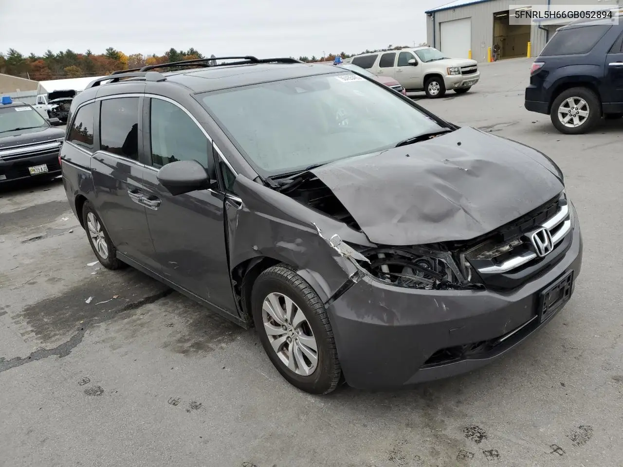 5FNRL5H66GB052894 2016 Honda Odyssey Exl