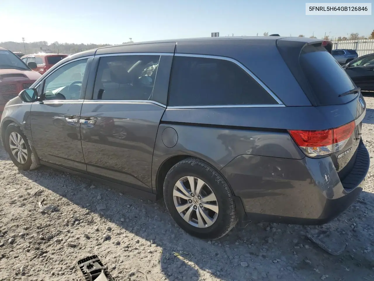 5FNRL5H64GB126846 2016 Honda Odyssey Exl