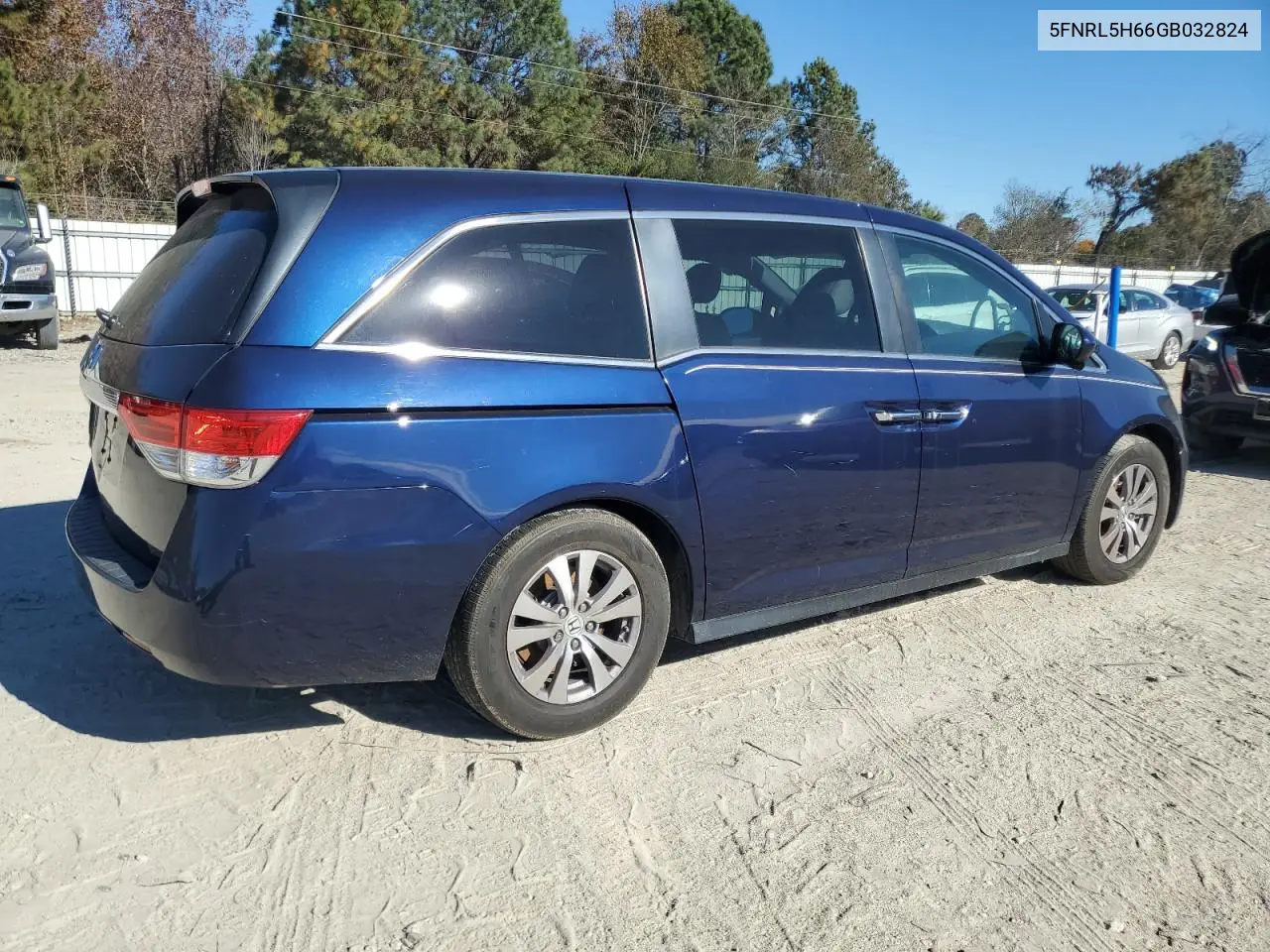 5FNRL5H66GB032824 2016 Honda Odyssey Exl